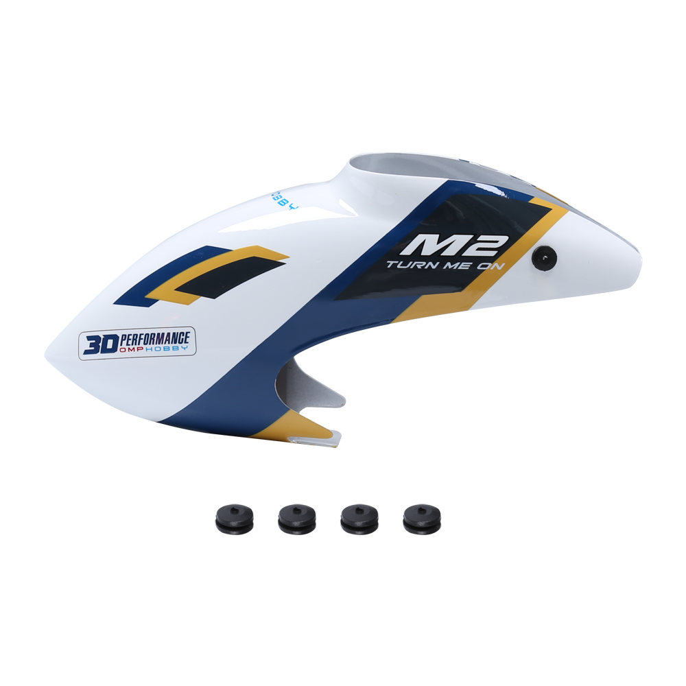 OSHM2323W OMPHOBBY M2 EVO Canopy set-Elegant White