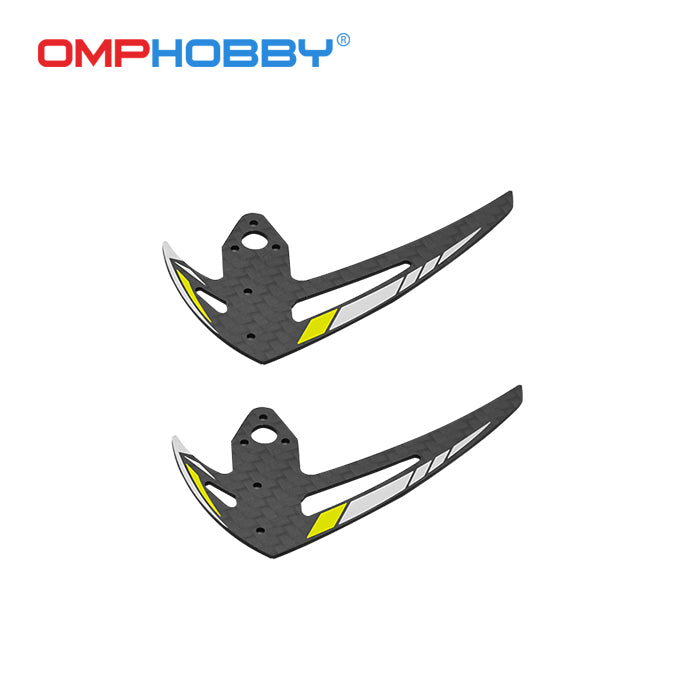 OSHM2328Y OMPHOBBY M2 EVO Vertical Stabilizer set-Racing Yellow