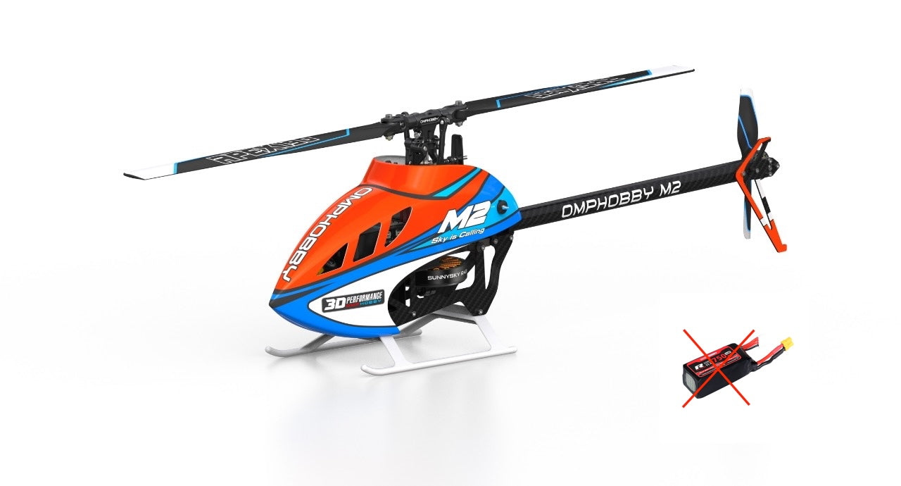 OMPHOBBY 3D Helicopter M2 V3 PRO, Orange
