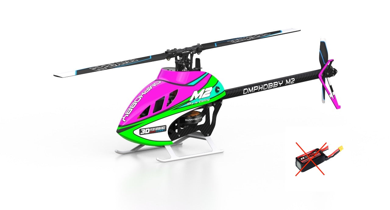 *Pre-Sales* OMPHOBBY 3D Helicopter M2 V3 PRO, Pink (pre-order)