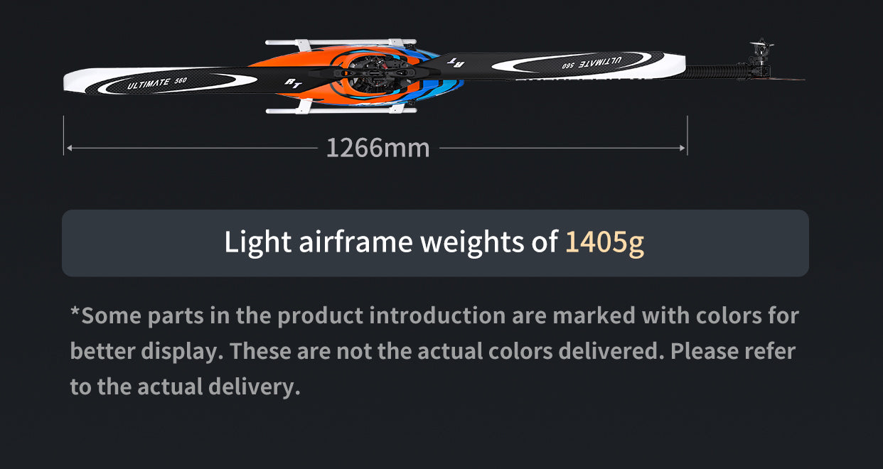 OMPHOBBY M5 RC Helicopter Frame Kit Only (Pre-Order)