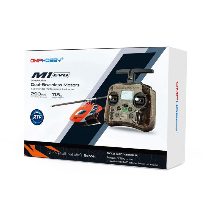 *NEW* OMPHOBBY M1 RC Helicopter EVO Version (Pre-Order)