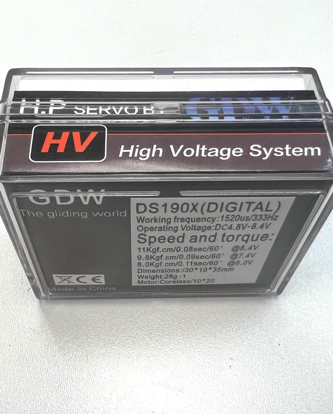 GDW DS190X 高扭矩金属齿轮数字舵机