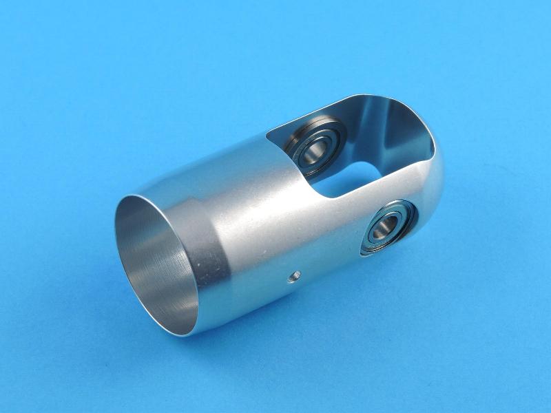 D246 tailrotor gear housing 6mm silver
