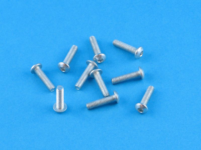 D102 minicopter hex lense head bolt M3x12 (10)