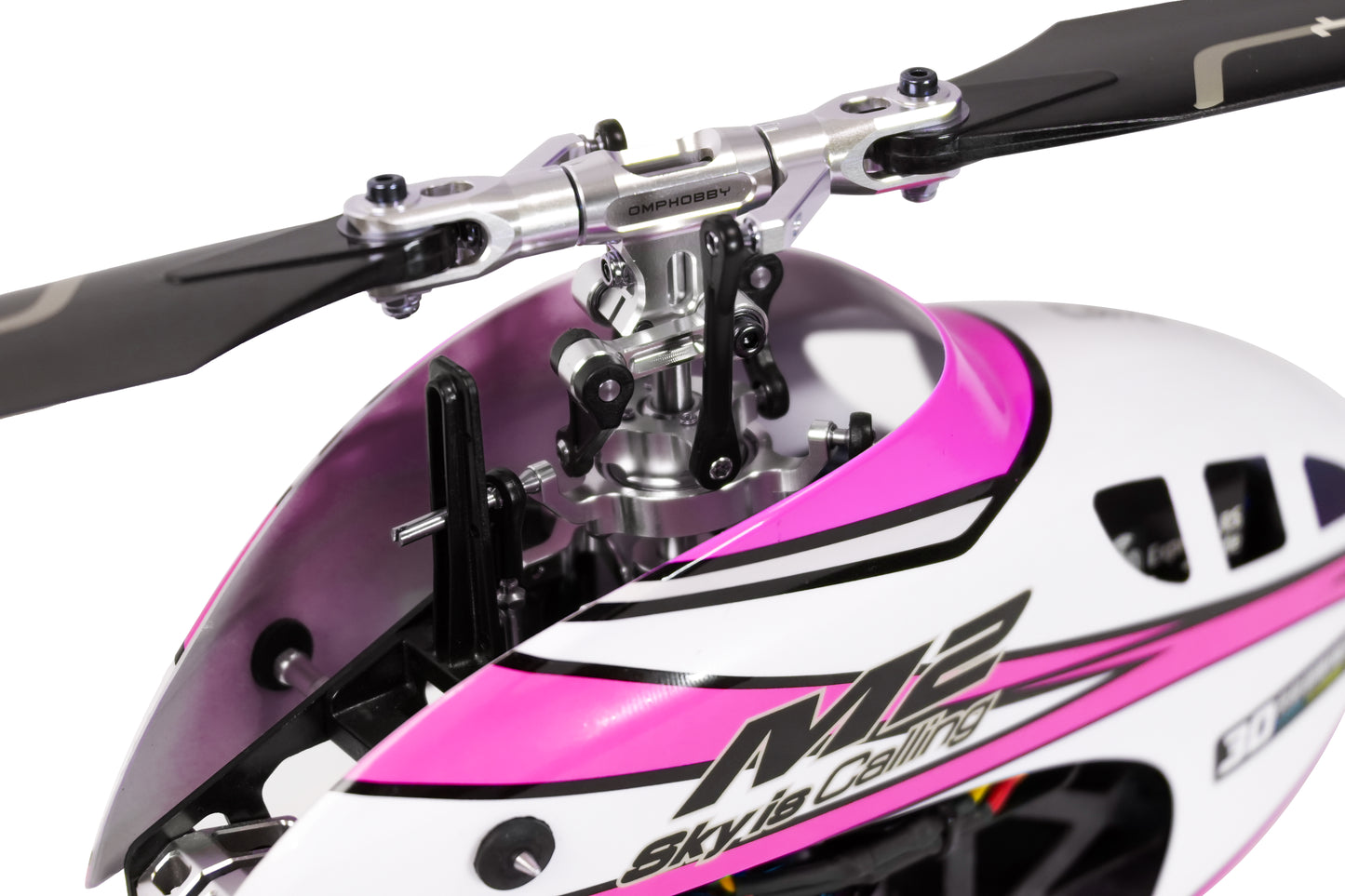 *NEW* OMPHOBBY M2 V3 SPORT RC Helicopter, Pink (pre-order)