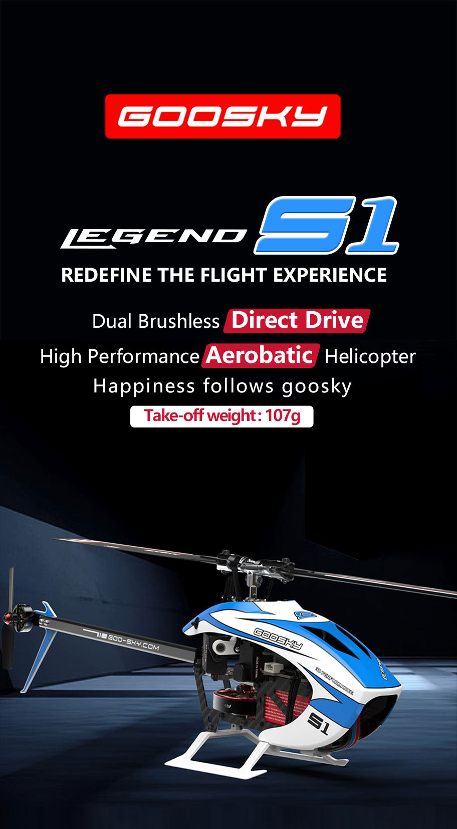 GOOSKY S1 New Edition RTF Mode 1 Orange (Pre-Order)