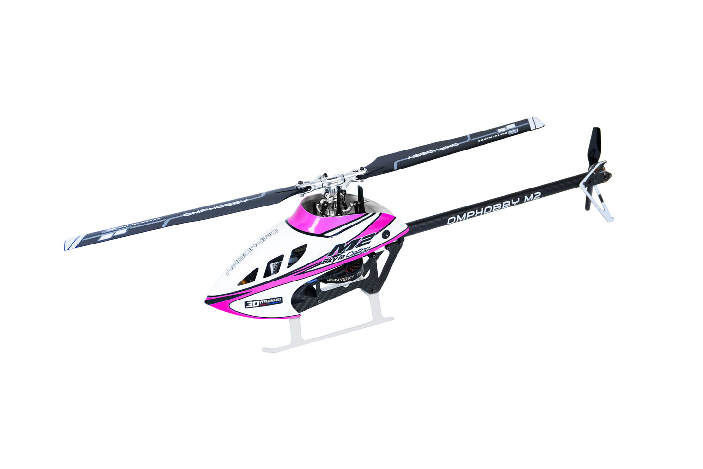*NEW* OMPHOBBY M2 V3 SPORT RC Helicopter, Pink (pre-order)