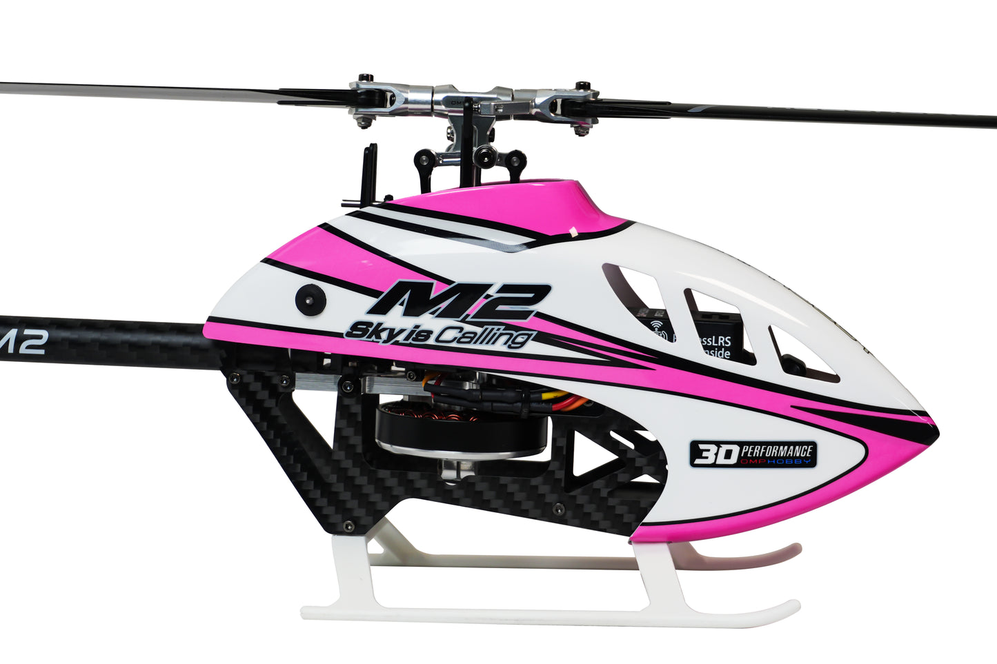 *NEW* OMPHOBBY M2 V3 SPORT RC Helicopter, Pink (pre-order)
