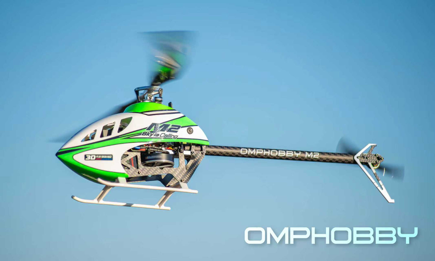 *NEW* OMPHOBBY M2 V3 SPORT RC Helicopter, Green (pre-order)