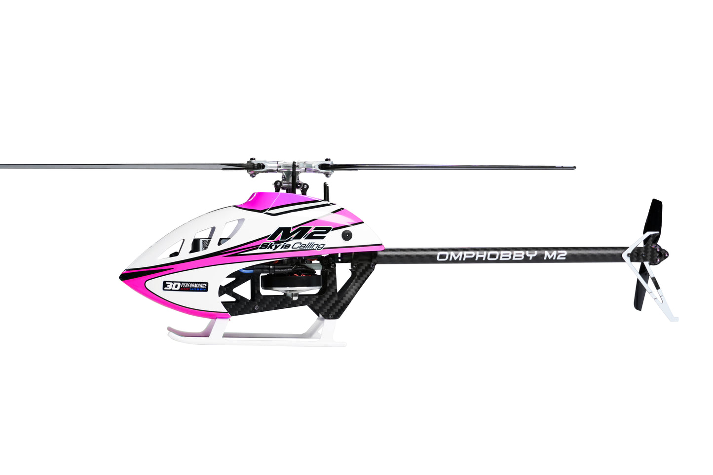 *NEW* OMPHOBBY M2 V3 SPORT RC Helicopter, Pink (pre-order)