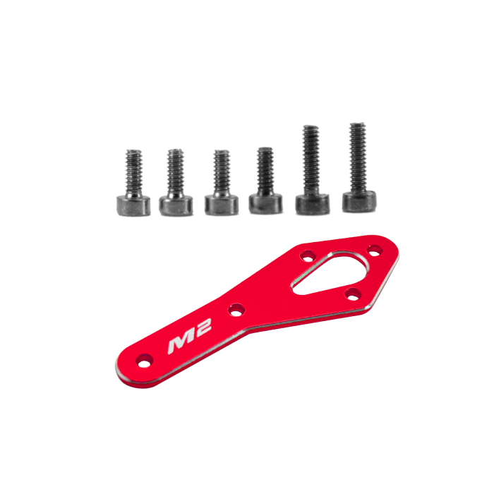 OSHM2318R OMPHOBBY Tail Motor Reinforcement Plate set-Red