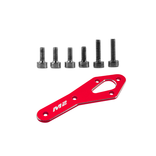OSHM2318R OMPHOBBY Tail Motor Reinforcement Plate set-Red