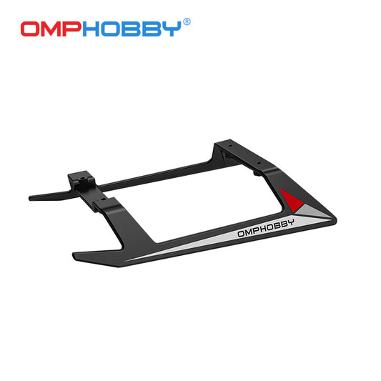 OSHM2322R OMPHOBBY M2 EVO Landing Skids set-Glamour Red