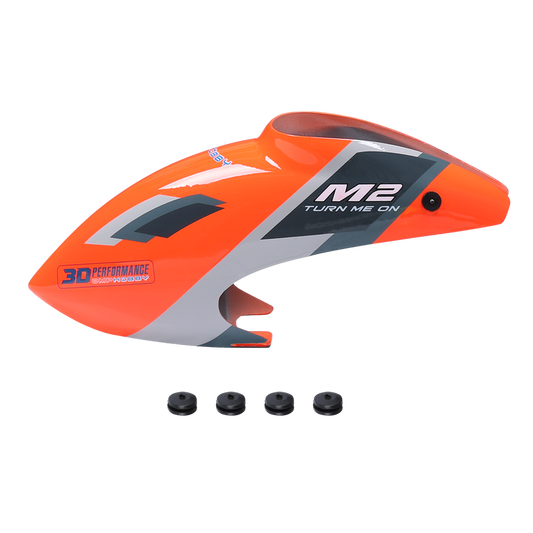 OSHM2323O OMPHOBBY M2 EVO Canopy set-Charm Orange