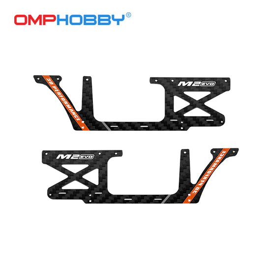 OSHM2326O OMPHOBBY M2 EVO Fuselage Carbon panel set - Orange