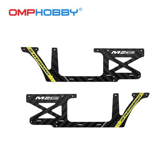 OSHM2326Y OMPHOBBY M2 EVO Fuselage Carbon panel set -Yellow