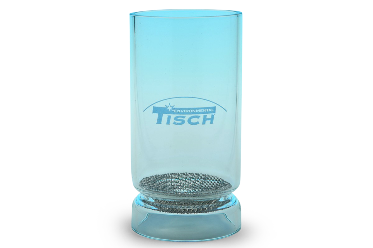 TE-1009 Tisch Glass Cartridge w/Stainless Steel Screens for PUF Sampling
