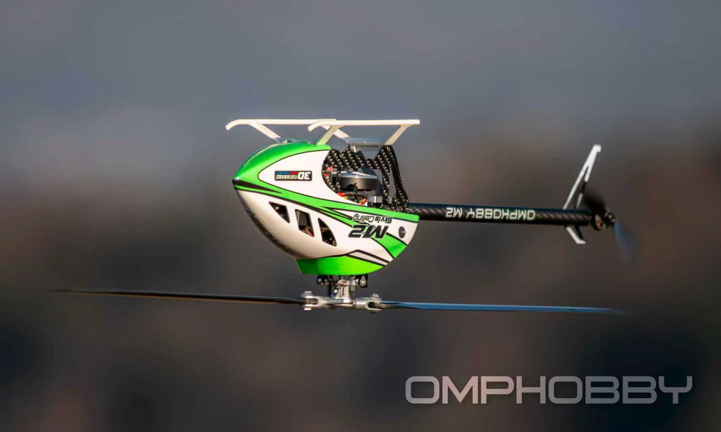 *NEW* OMPHOBBY M2 V3 SPORT RC Helicopter, Green (pre-order)