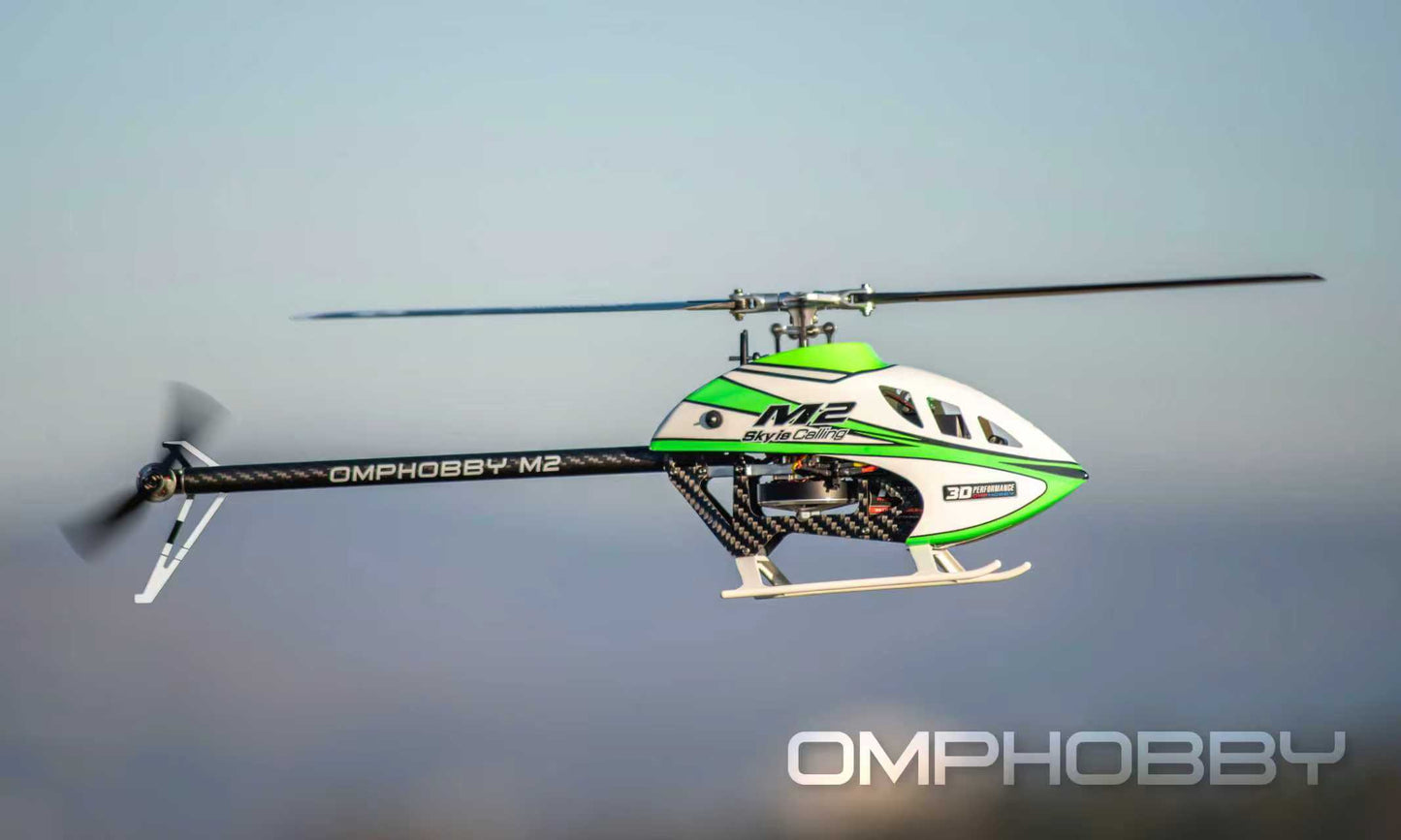 *NEW* OMPHOBBY M2 V3 SPORT RC Helicopter, Green (pre-order)