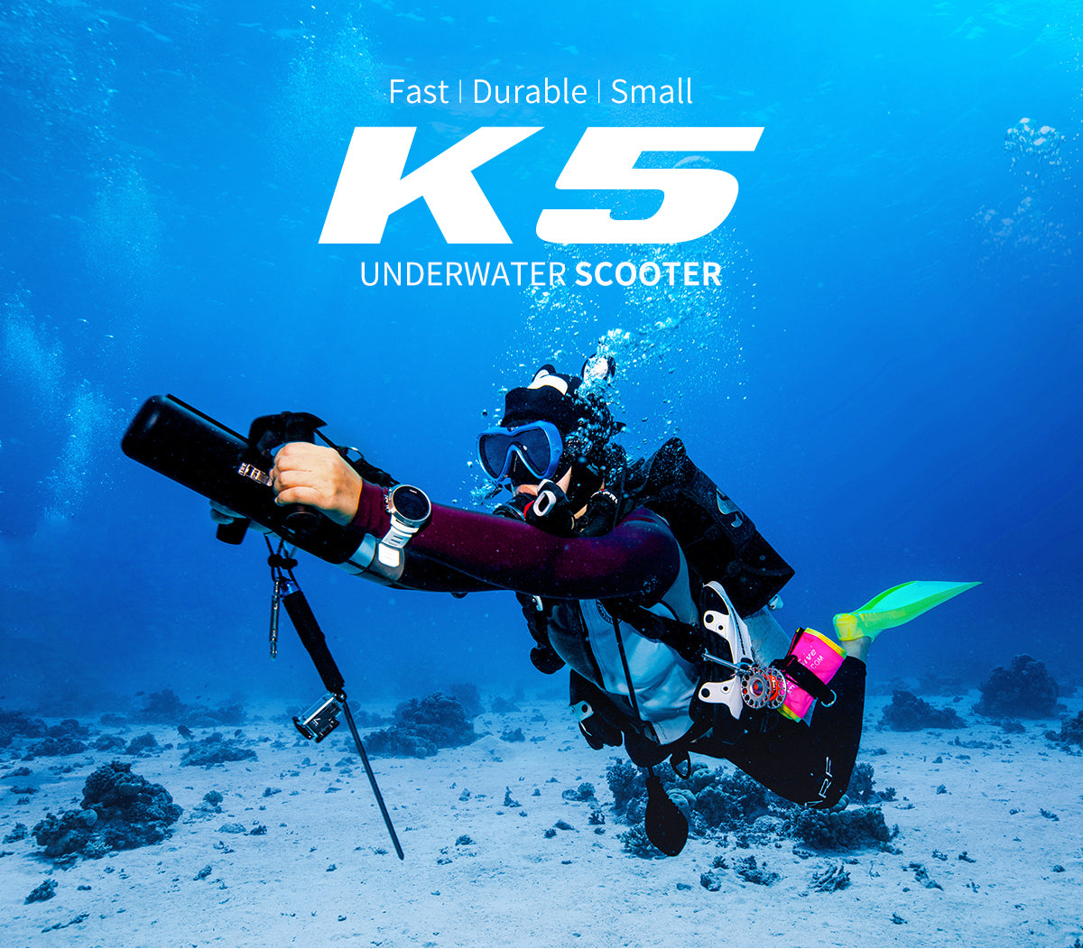 EDGE SMART DRIVE K5 Underwater Scooter for Scuba Diving Snorkeling for Adults (Pre-Order)