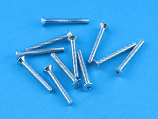 D111 hex countersunk screw M3x25 (10)